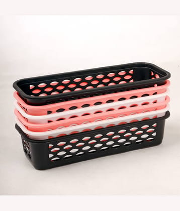 DarkShri Multicolor Plastic Storage Racks ( Pack of 6 )