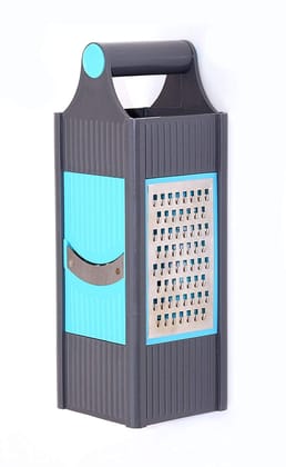 Square 4 in 1 Grater Slicer and Chipser (Random Color Supply) Square 4 in 1 Grater Slicer and Chipser (Random Color Supply) - 01 Pc