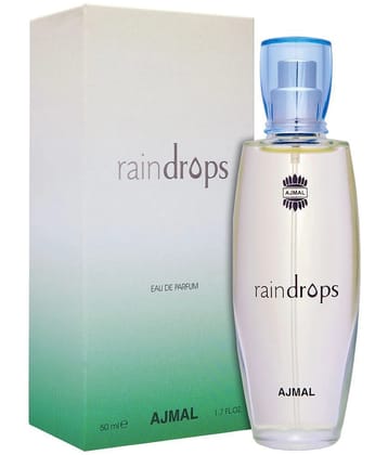 Ajmal Raindrops EDP 50ML Long Lasting Perfume Gift For Women Made In Dubai Pack of 1