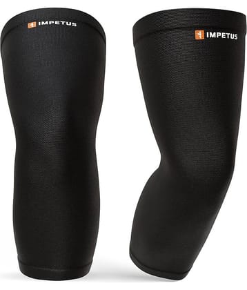 Impetus Black Knee Support ( Pack of 1 )