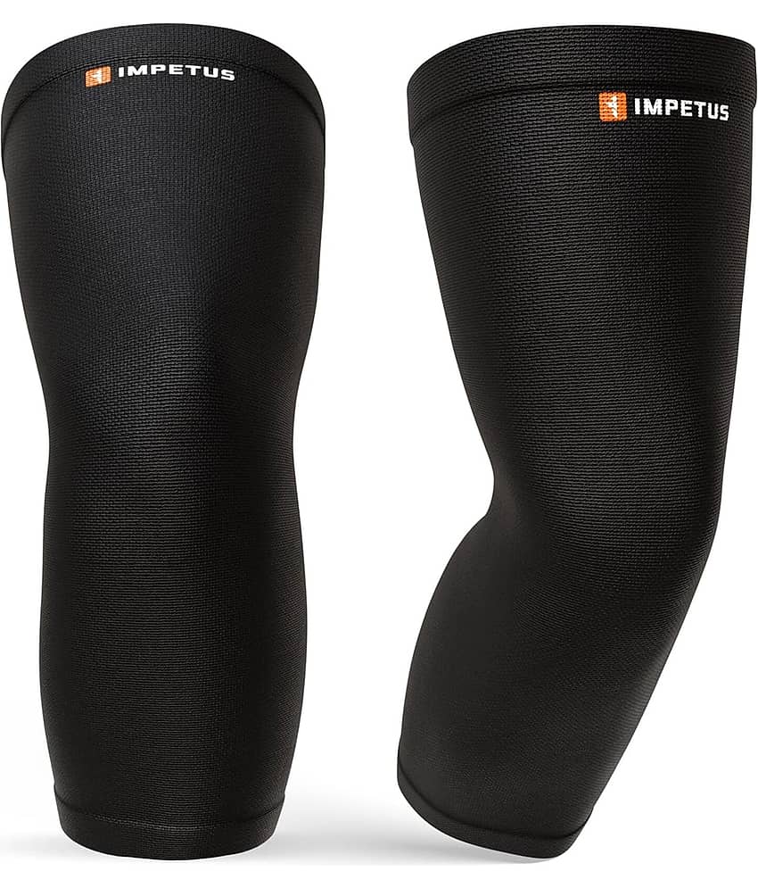 Impetus Black Knee Support ( Pack of 1 )