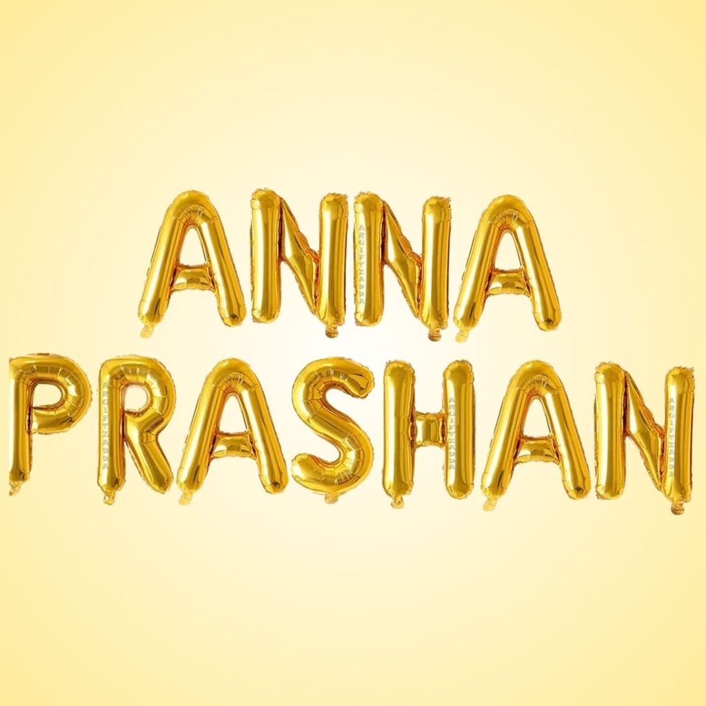 Anna Prashan Balloon Banner Set - Air Filled - 11PC - Party and Festive Needs | Buy online on ZillyBuy
