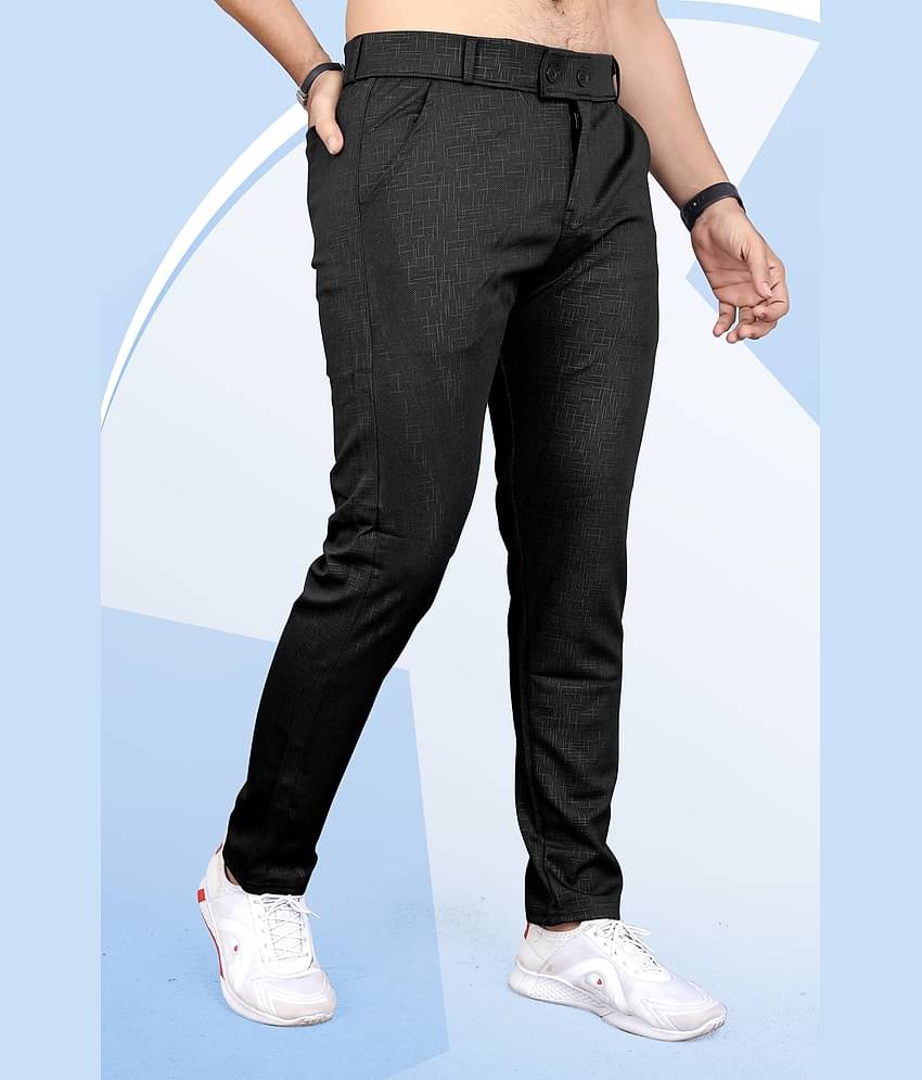 INDICLUB Slim Flat Men's Trouser - Brown ( Pack of 1 )