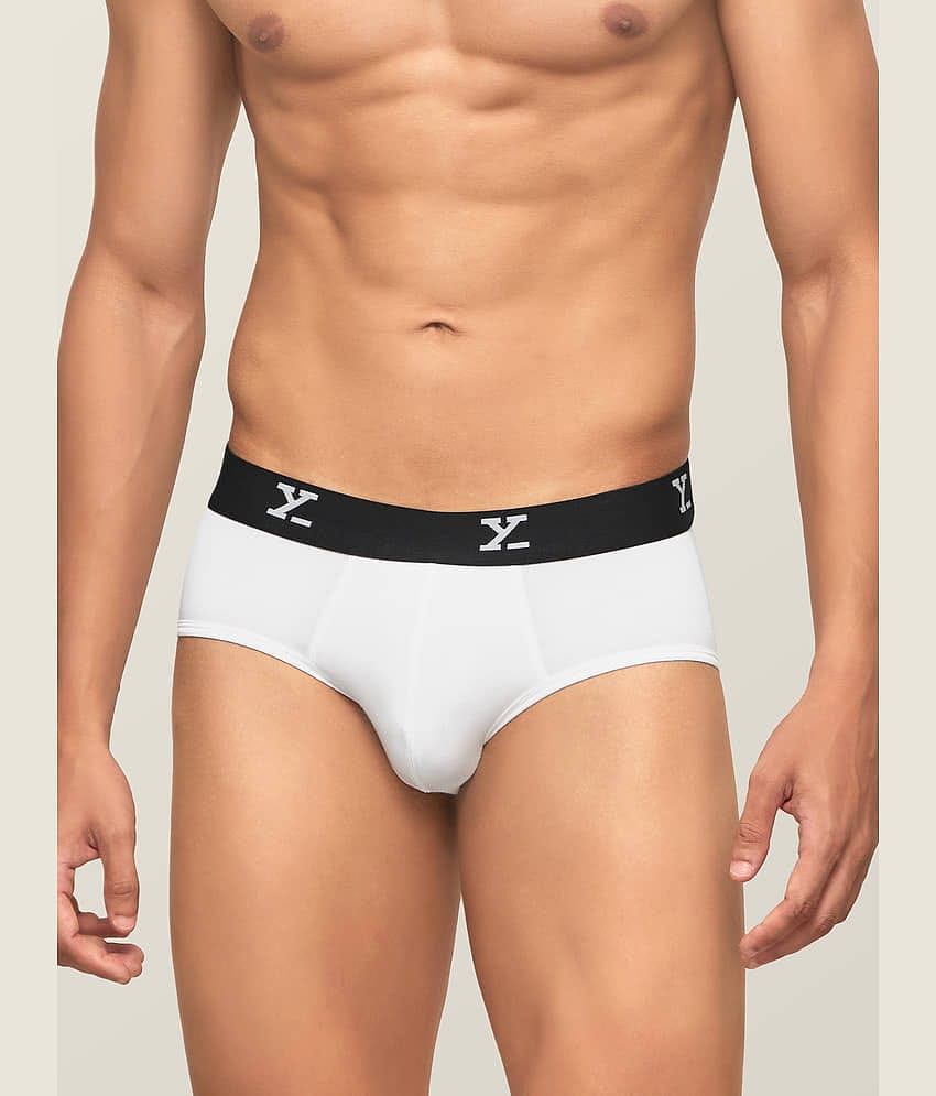 XYXX Pack of 1 Modal Briefs For Men's ( White )