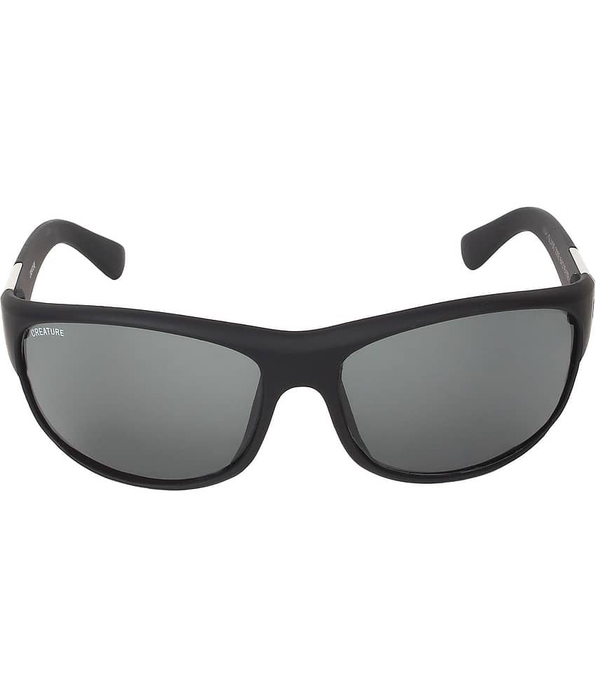 Creature Black Oversized Sunglasses ( Pack of 1 )