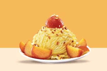 Gulab jamun sundae