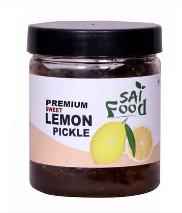 SAi Food PREMIUM Masalo Se Bana Chatpata Sweet Moon Lemon Pickle Nimbu Ka Achar Pickle 250 g