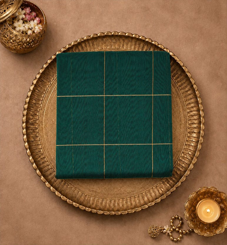 Handloom Chanderi Silk By Cotton Saree