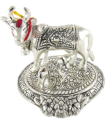 Neo Classic Cow and Calf Metal Idol