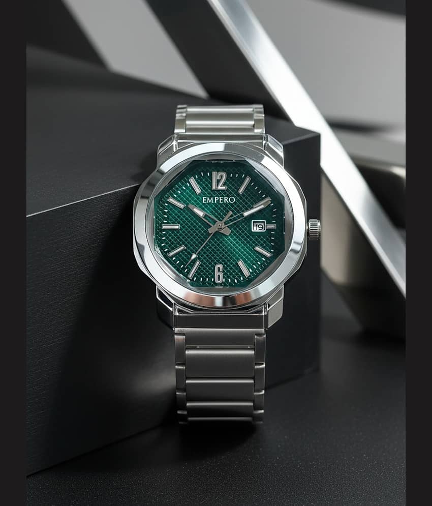 EMPERO Silver Stainless Steel Analog Men's Watch