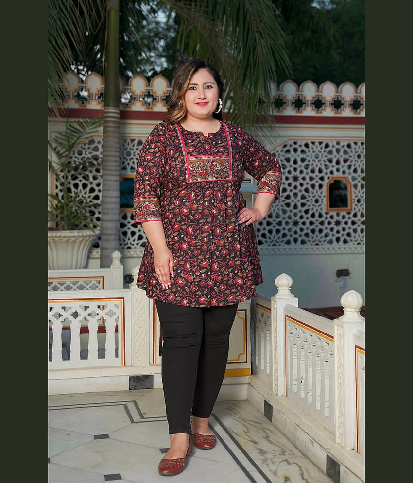 Cotton Short Kurti For Women (Pack of 1)