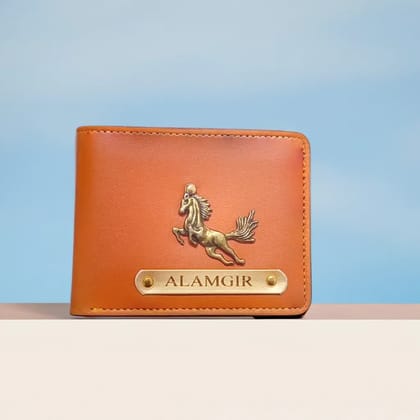 Rust Color Customized leather Men’s Wallet