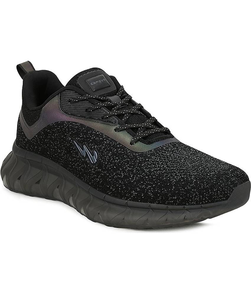 Campus REE-FLECT (N) Black  Men's Sports Running Shoes