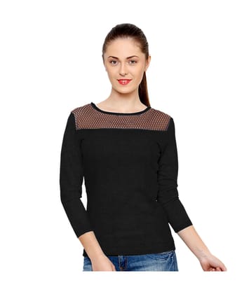 Women's Western Wear Hosiery T Shirts S (Black)