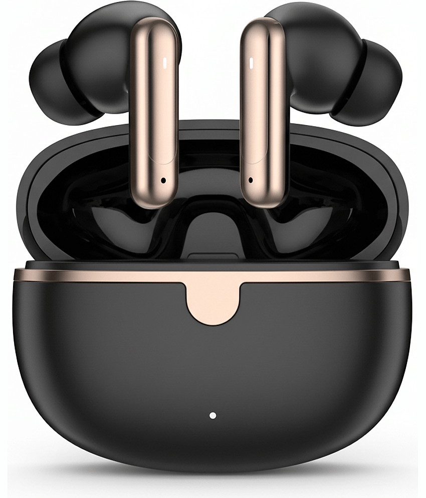 VEHOP 161 Elite Cruze True Wireless Earbuds with 40H Playtime, ENC Crystal-Clear Calls, Fast Charging, Elegant Design, Bluetooth 5.3 Low Latency Gaming TWS, Immersive Sound, IPX5 Waterproof.