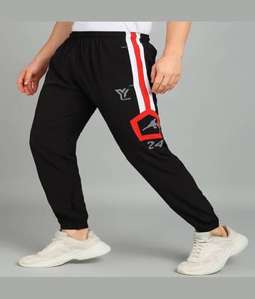 YUNEK Black Polyester Men's Trackpants ( Pack of 1 )
