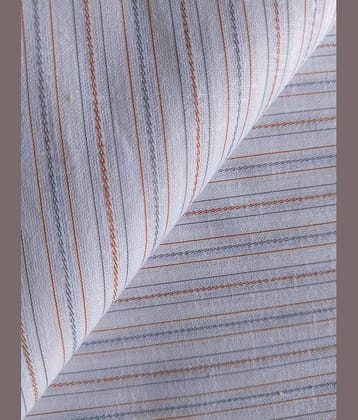 Makhanchor White Linen Men's Unstitched Shirt Piece ( Pack of 1 )