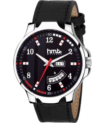 HMTe HM-1072 Leather Analog Men's Watch
