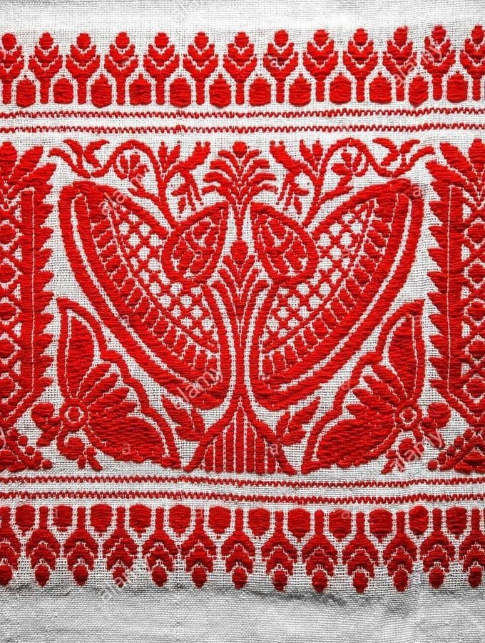 Assamese Handmade Cotton Gamusa.