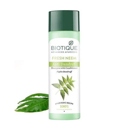 Biotique Fresh Neem Anti Dandruff Shampoo & Conditioner 180ml Biotique Fresh Neem Anti Dandruff Shampoo & Conditioner 180ml
