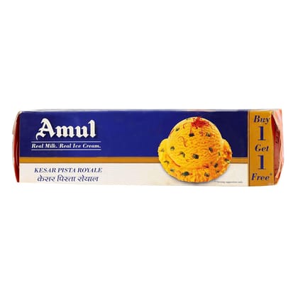Amul Kesar Pista Royale Ice Cream, 750 mL Amul Kesar Pista Royale Ice Cream, 750 mL