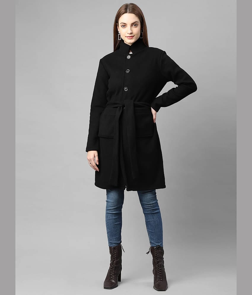 Rigo Cotton Blend Black Over coats