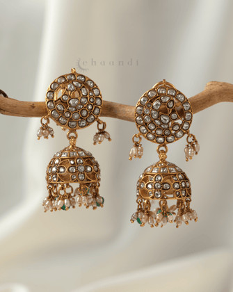 Gold Polish Silver Earrings CHE1800