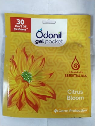 Odonil Gel pocket Citrus Bloom Germ protection 30 Days of Freshness 