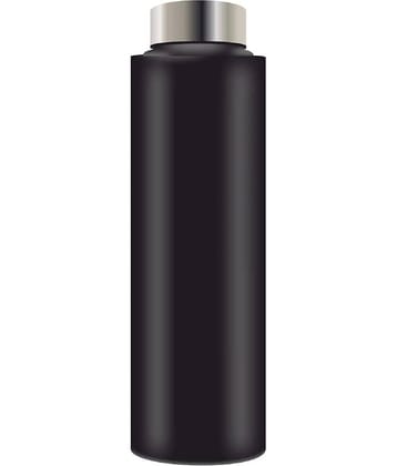 Dynore - Black Fridge Bottle 900 ml Black Water Bottle 900 mL ( Set of 1 )