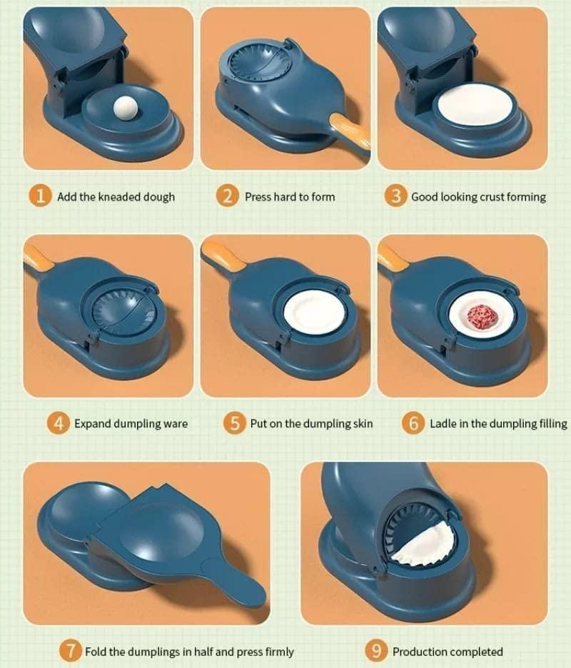 Dumpling Maker Mould Machine Pressing Baking Tool and Kitchen Tool, Puri maker