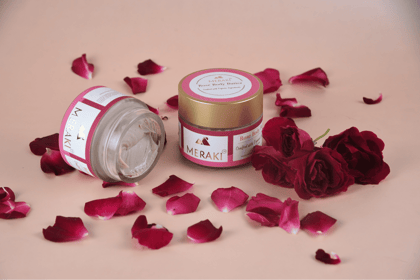 Meraki Beauty Rose Body Butter, 100 gm