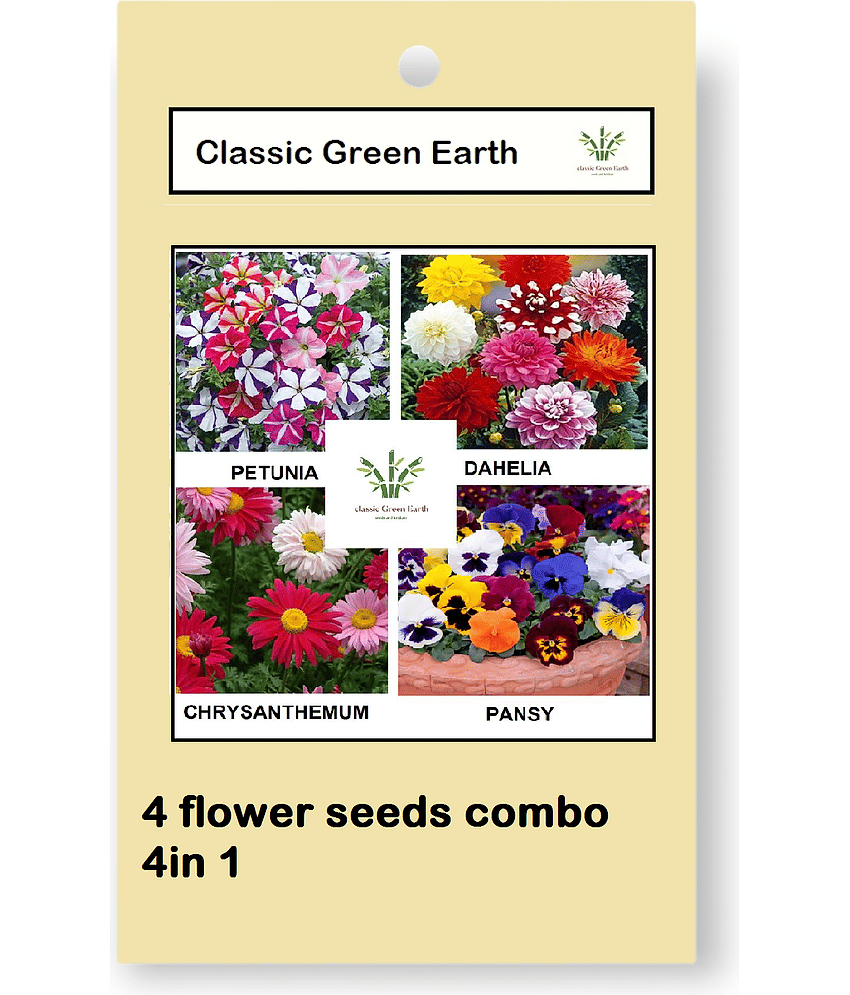 CLASSIC GREEN EARTH - Flower Seeds ( 100 )