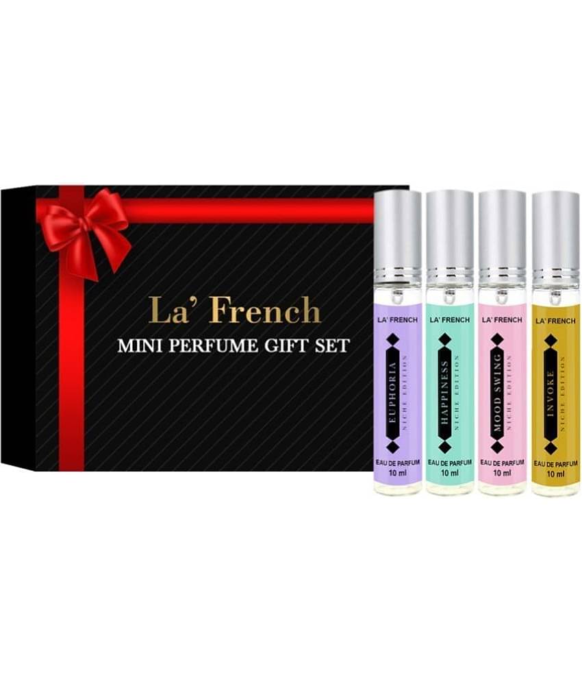 LA FRENCH - Mini Gift Set Mood Eau De Parfum (EDP) For Unisex 40ml ( Pack of 1 )