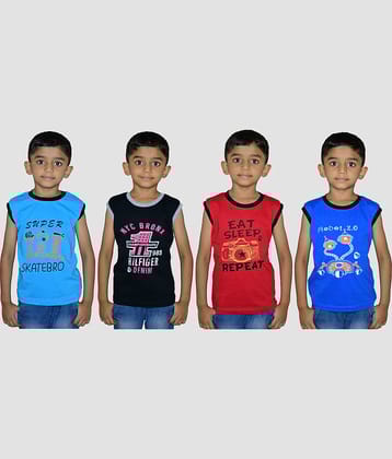 Soft Apparels Pack of 2 Boys Cotton T-Shirt ( Multi Color )