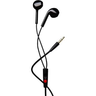 In-Ear Wired Earphone, Super Deep Bass, Balanced Natural Sound Buds, Built-in Mic (Black)