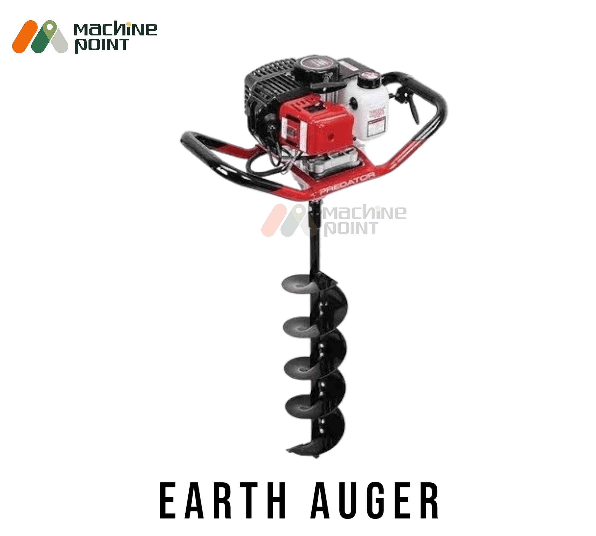 Earth Auger 52Cc with 8 Inch Bit Machine