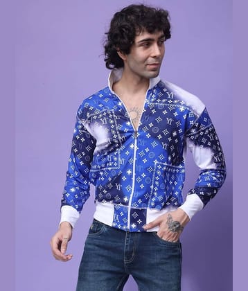 yellow tree Blue Polyester Men's Gym Jacket ( Pack of 1 )