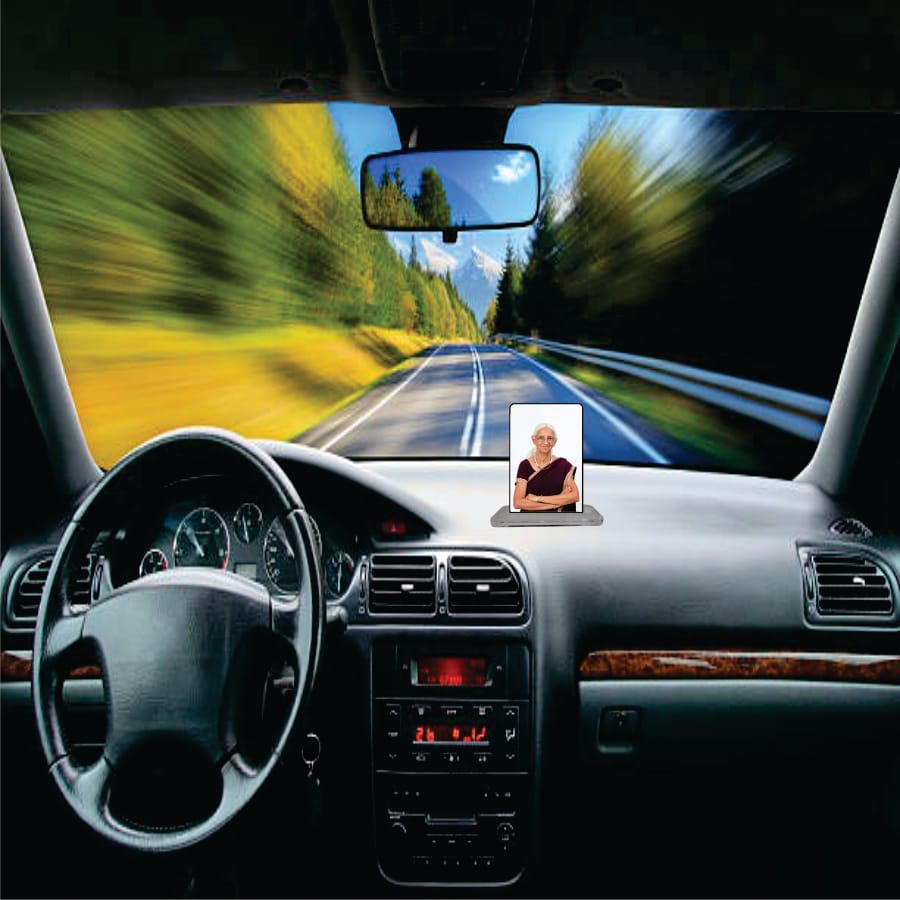Car Dashborad with Photo Print