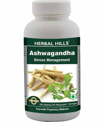 Herbal Hills Ashwagandha Tablet 120 no.s Pack Of 1