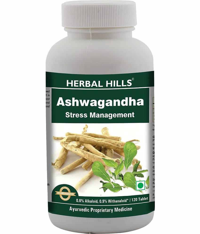 Herbal Hills Ashwagandha Tablet 120 no.s Pack Of 1