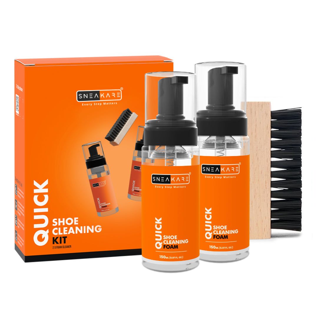 Quick Shoe Cleaning Kit & Extra Foam