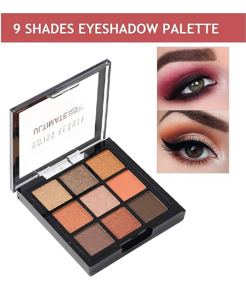 Swiss Beauty Ultimate 9 Color Eyeshadow Palette (Shade-2),