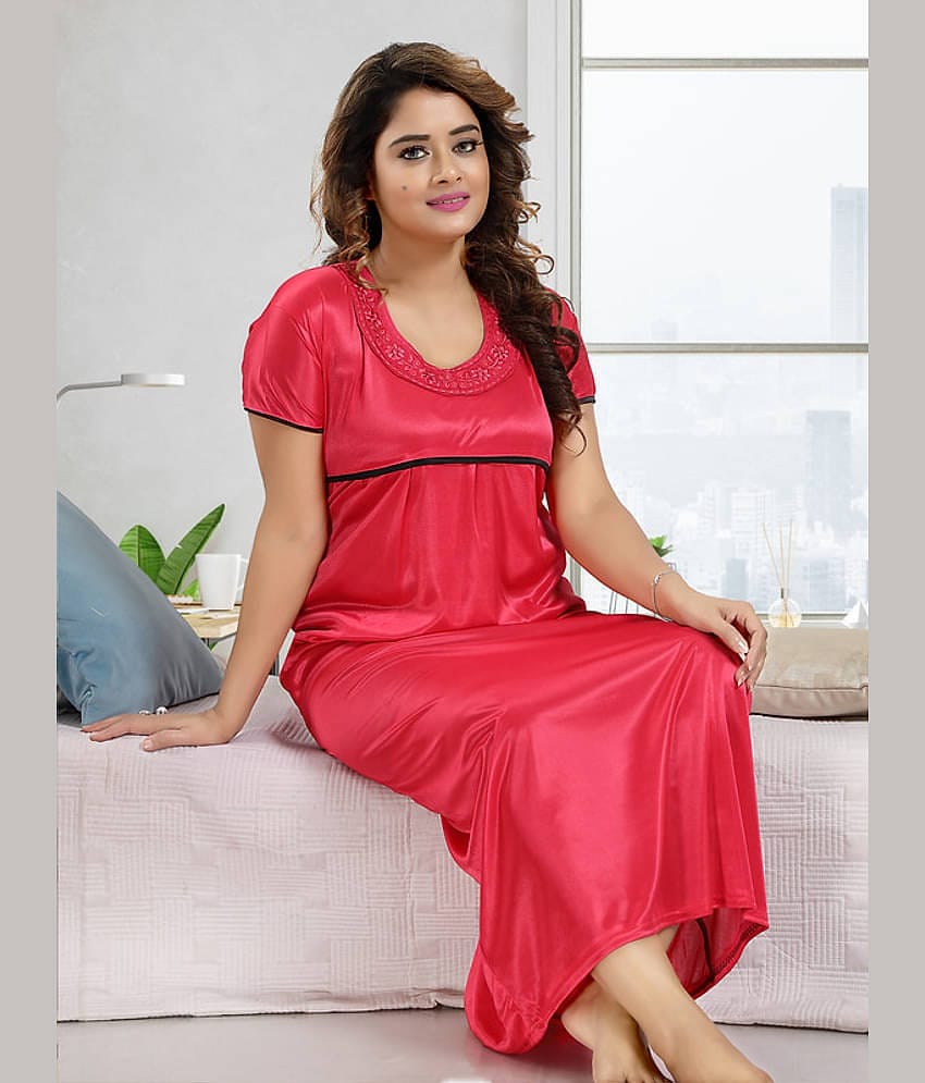 Ladyvenom Pink Satin Nighty