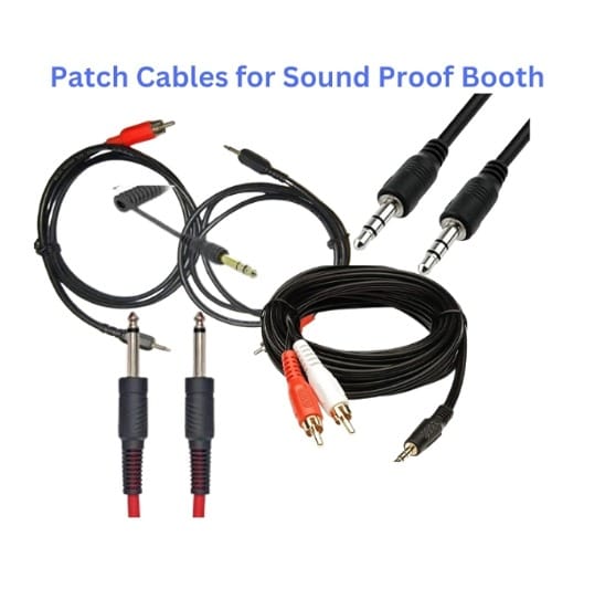 Patch Cable for Sound Proof audiometry Booth Standard
