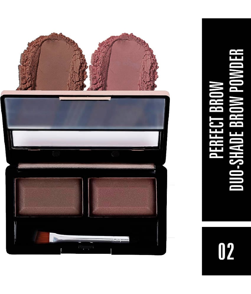 Mattlook Perfect Brow Duo-Shade Brow Powder, Eyebrow Palette, Eye Makeup, Mutlicolor-3 (8gm)