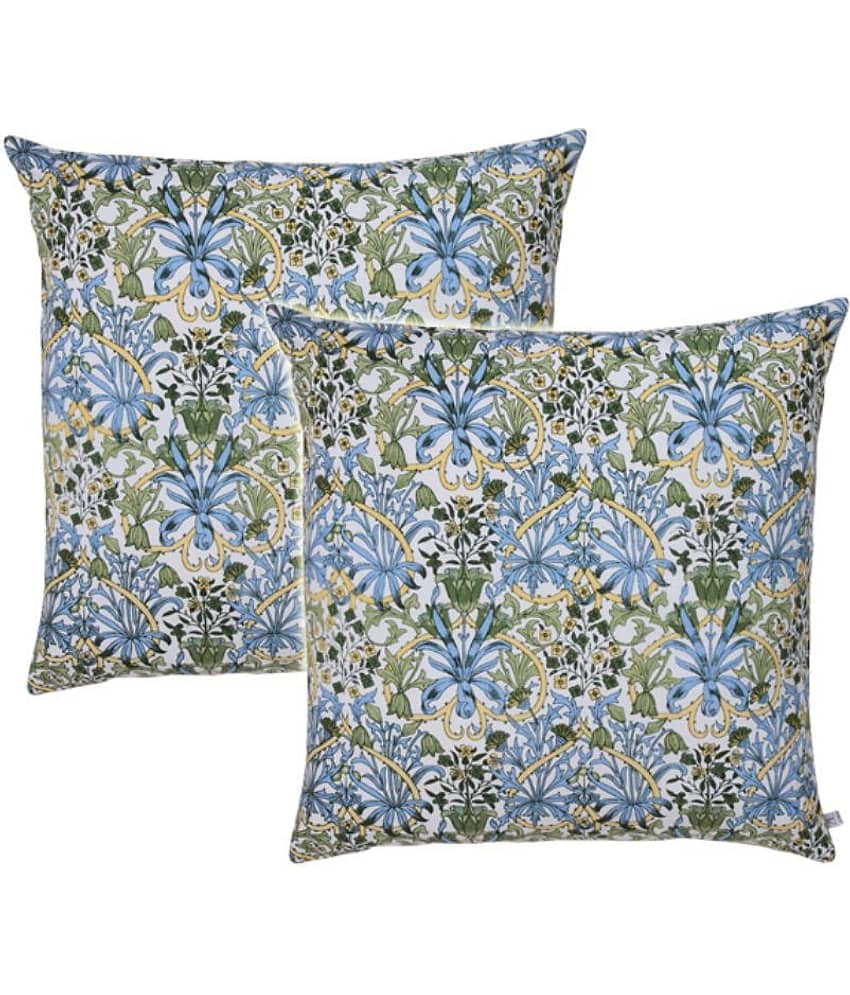 Zubix Multicolour Printed Cotton Cushion Cover - Set of 2