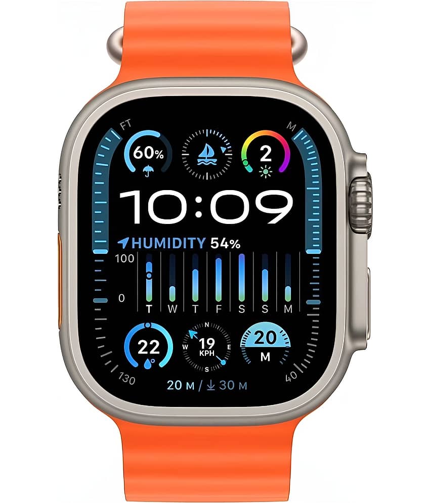 COREGENIX ULTRA 2 MAX with Touch control Orange Smart Watch