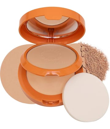 Colors Queen Sun Expert Compact Powder with SPF 60 UVA/UVB PA+++ UV Protection, Ivory (Shade - 02)