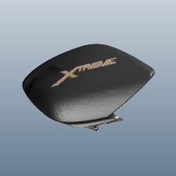 TANK COVER FRONT LEFT BLACK NH1 - Xtreme 125 - 17565ACL000AS