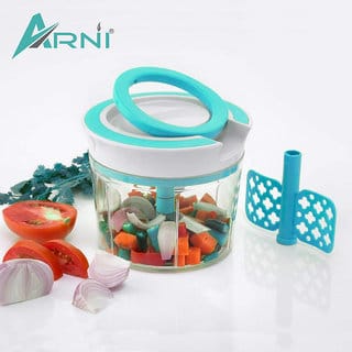 Arni Vegetable Chopper with 3 Stainless Steel Blade
